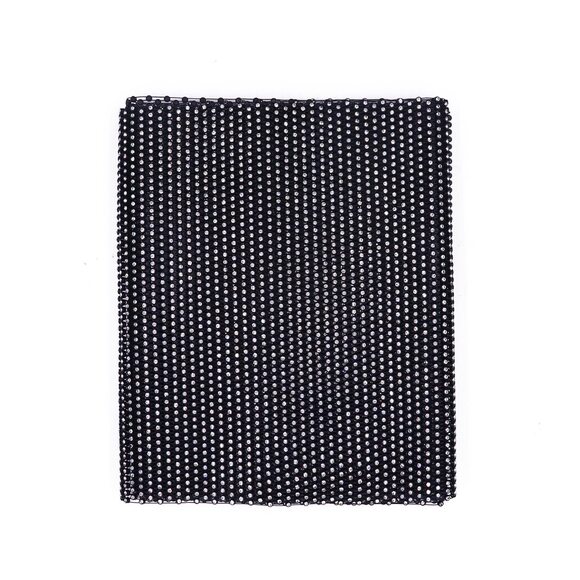9822 Sparkly Rhinestone Mesh Headband Crystal Head Scarf Kerchiefs Turban main image 5